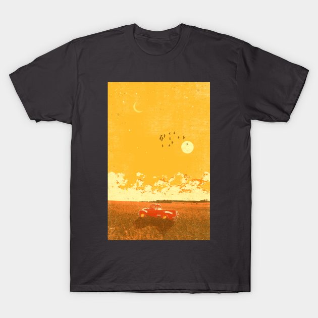 TRUCK N FIELD T-Shirt by Showdeer